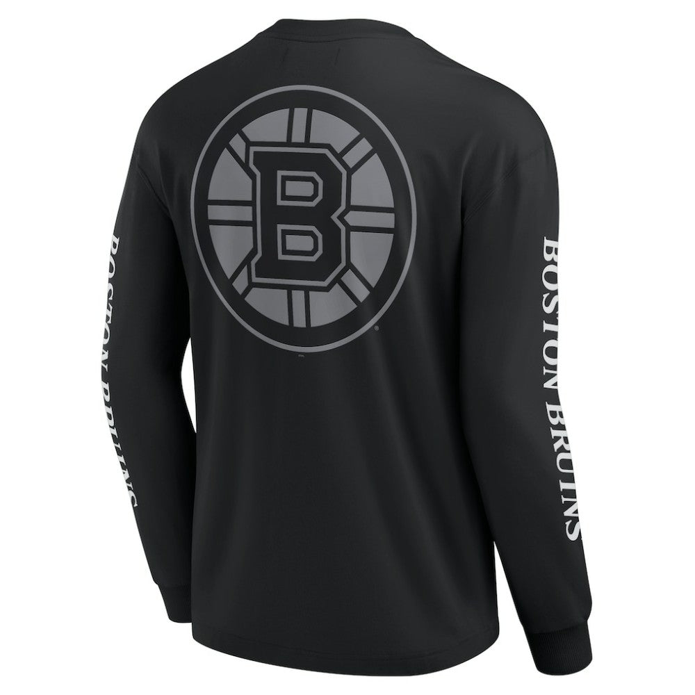 Boston Bruins Fanatics Elements Strive Long Sleeve T-Shirt - Black | Fanatics on sale