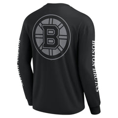 Boston Bruins Fanatics Elements Strive Long Sleeve T-Shirt - Black | Fanatics on sale