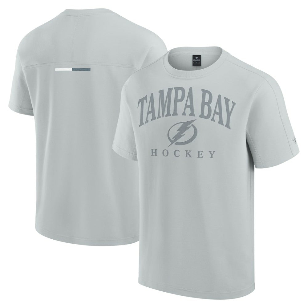 Tampa Bay Lightning Fanatics Elements Flex Tri-Blend T-Shirt - Gray | Fanatics Lifestyle