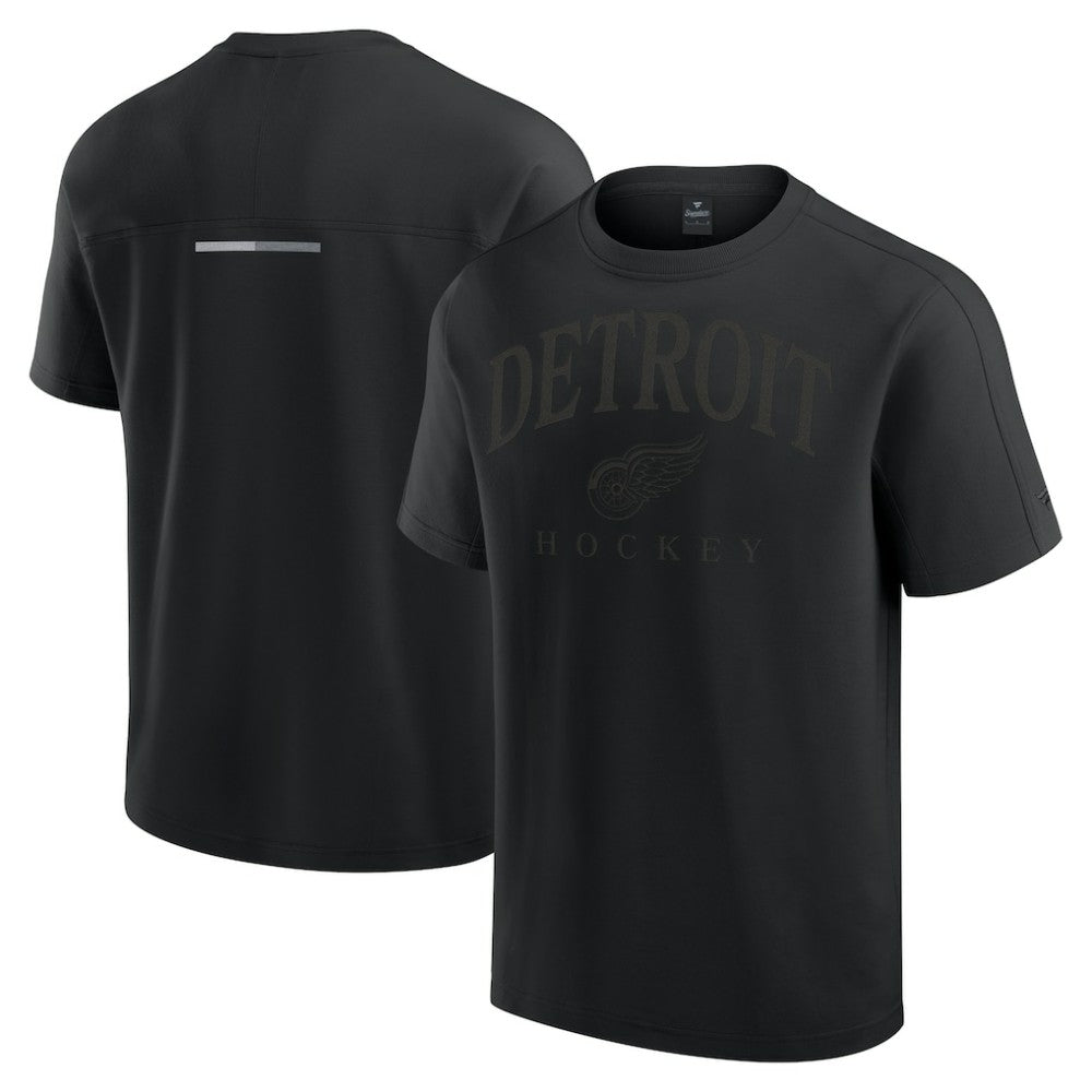 Detroit Red Wings Fanatics Elements Flex Tri-Blend T-Shirt - Black | Fanatics on sale