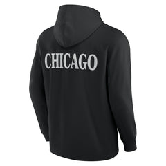 Chicago Blackhawks Fanatics Elements Blaze Tri-Blend Long Sleeve Hoodie T-Shirt - Black | Fanatics near me