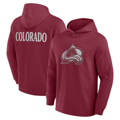 Colorado Avalanche Fanatics Elements Blaze Tri-Blend Long Sleeve Hoodie T-Shirt - Burgundy | Fanatics on sale