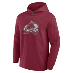 Colorado Avalanche Fanatics Elements Blaze Tri-Blend Long Sleeve Hoodie T-Shirt - Burgundy | Fanatics on sale