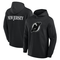 New Jersey Devils Fanatics Elements Blaze Tri-Blend Long Sleeve Hoodie T-Shirt - Black | Fanatics online