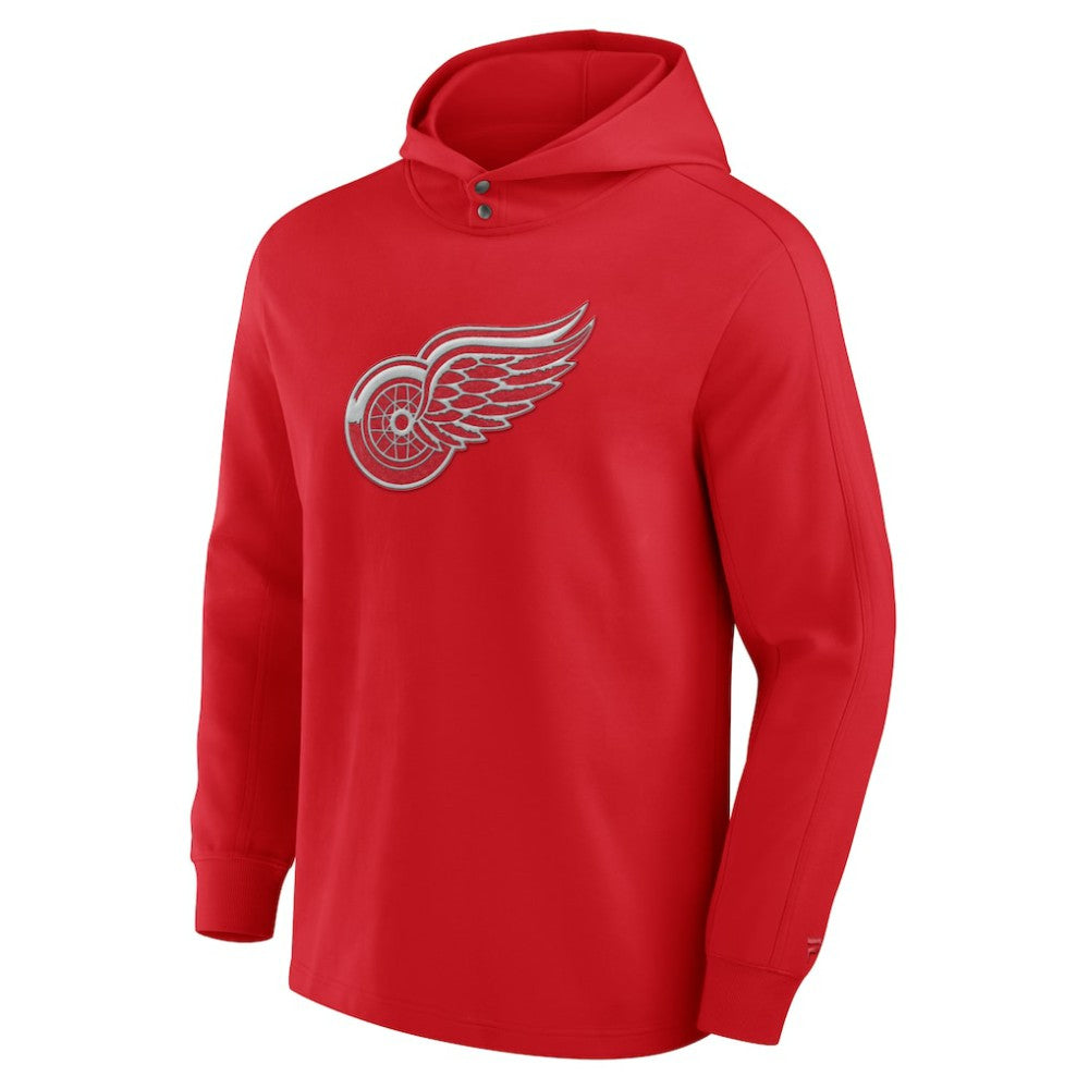 Detroit Red Wings Fanatics Elements Blaze Tri-Blend Long Sleeve Hoodie T-Shirt - Red | Fanatics discount