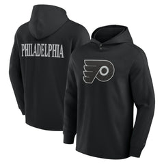 Philadelphia Flyers Fanatics Elements Blaze Tri-Blend Long Sleeve Hoodie T-Shirt - Black | Fanatics sale