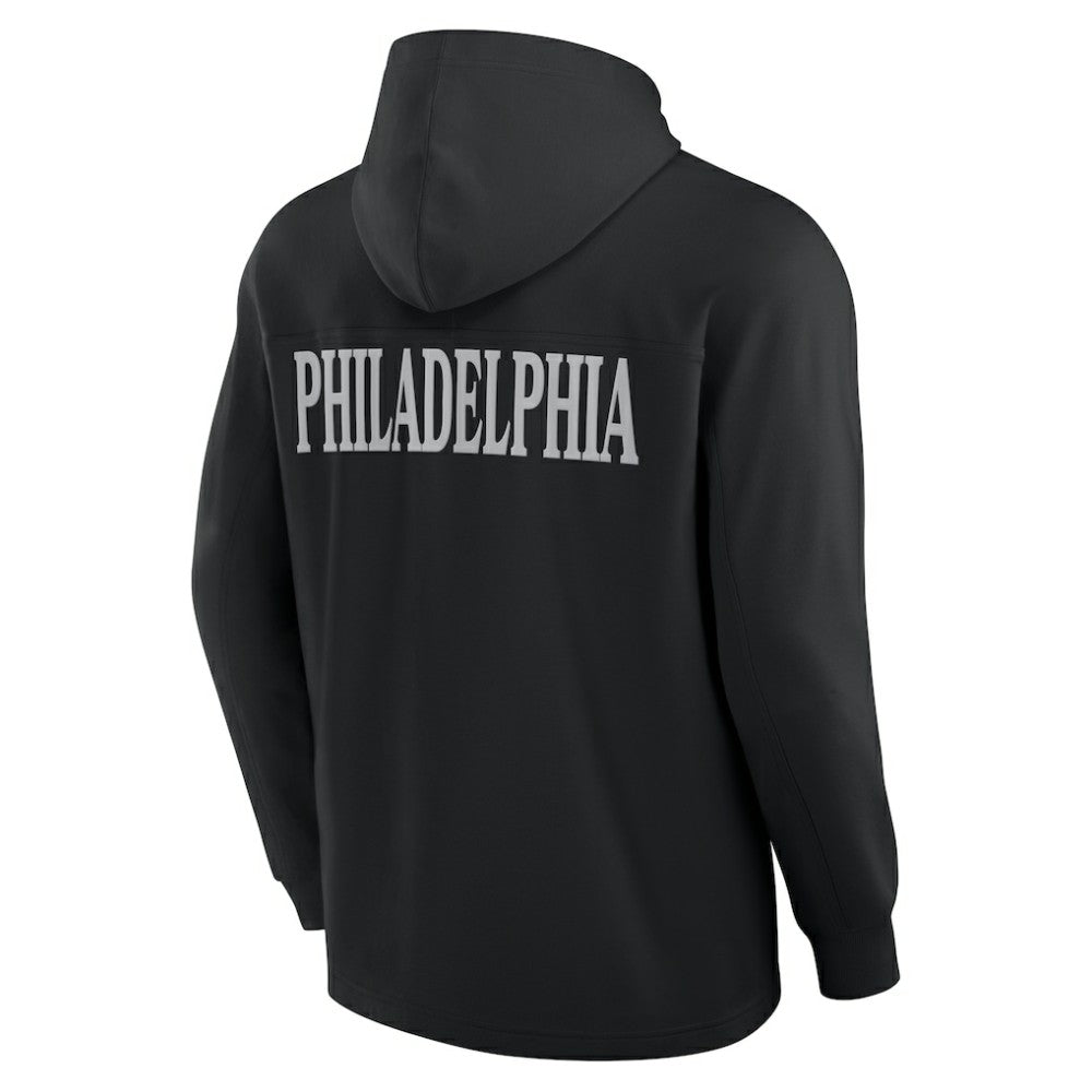 Philadelphia Flyers Fanatics Elements Blaze Tri-Blend Long Sleeve Hoodie T-Shirt - Black | Fanatics sale