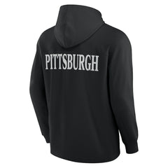 Pittsburgh Penguins Fanatics Elements Blaze Tri-Blend Long Sleeve Hoodie T-Shirt - Black | Fanatics Clearance