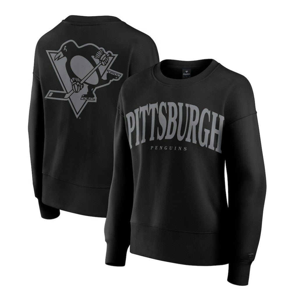 Pittsburgh Penguins Fanatics Women's Elements Flow Pullover Sweatshirt - Black | Fanatics online