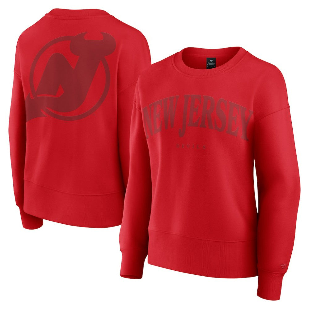 New Jersey Devils Fanatics Women's Elements Flow Pullover Sweatshirt - Red | Fanatics near me