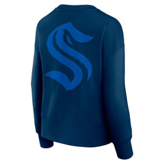 Seattle Kraken Fanatics Women's Elements Flow Pullover Sweatshirt - Navy | Fanatics near me
