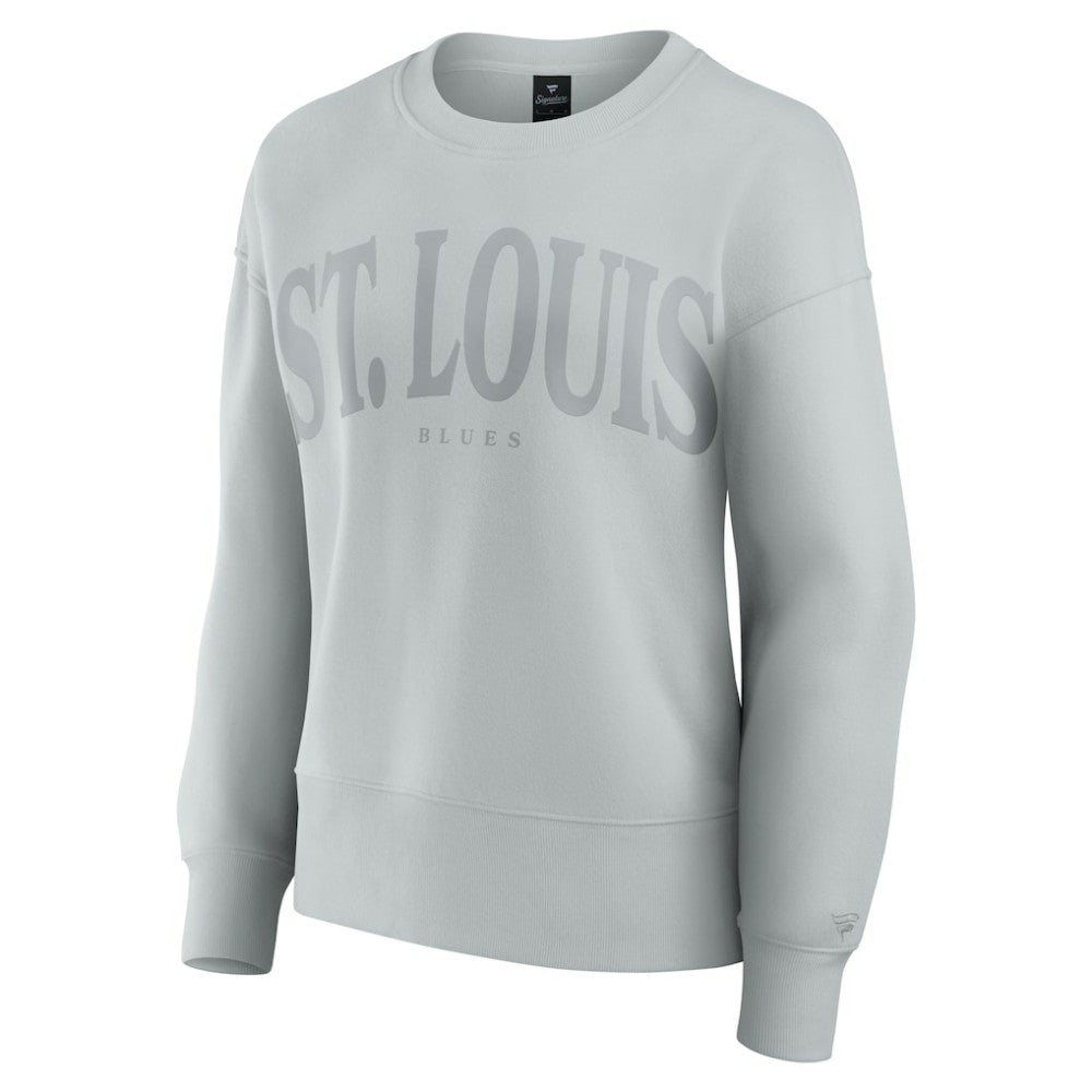 St. Louis Blues Fanatics Women's Elements Flow Pullover Sweatshirt - Gray | Fanatics discount