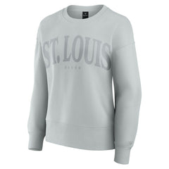 St. Louis Blues Fanatics Women's Elements Flow Pullover Sweatshirt - Gray | Fanatics discount