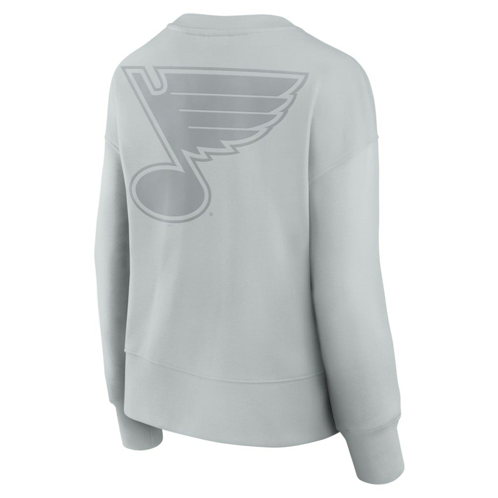 St. Louis Blues Fanatics Women's Elements Flow Pullover Sweatshirt - Gray | Fanatics discount