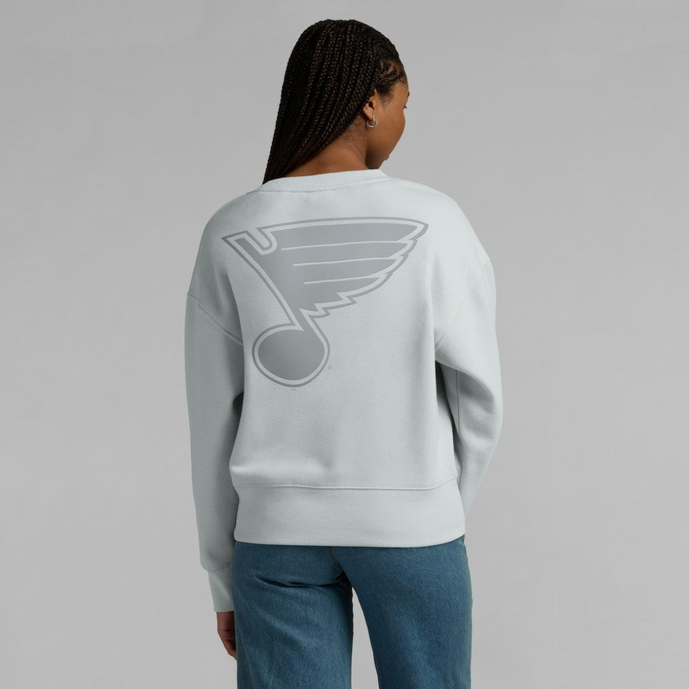 St. Louis Blues Fanatics Women's Elements Flow Pullover Sweatshirt - Gray | Fanatics discount