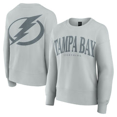 Tampa Bay Lightning Fanatics Women's Elements Flow Pullover Sweatshirt - Gray | Fanatics Clearance