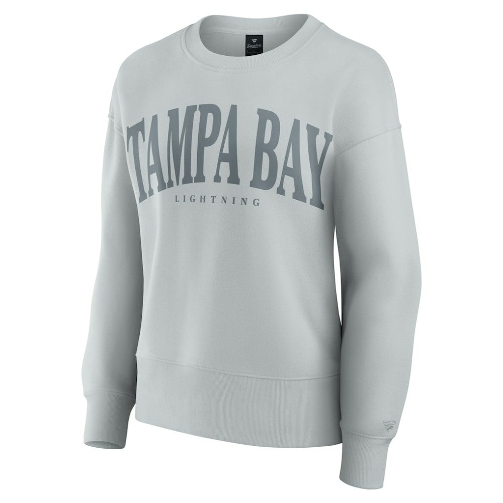 Tampa Bay Lightning Fanatics Women's Elements Flow Pullover Sweatshirt - Gray | Fanatics Clearance