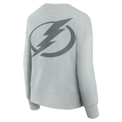 Tampa Bay Lightning Fanatics Women's Elements Flow Pullover Sweatshirt - Gray | Fanatics Clearance