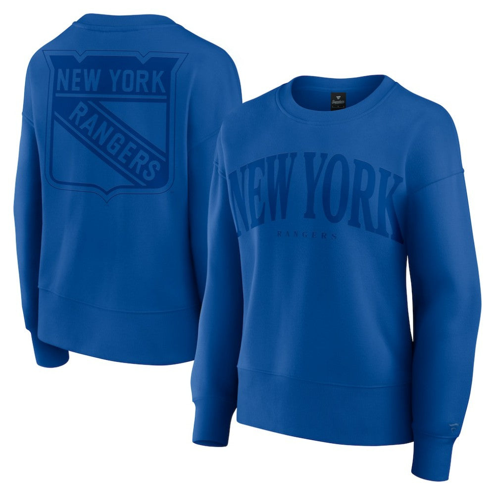 New York Rangers Fanatics Women's Elements Flow Pullover Sweatshirt - Royal | Fanatics on sale