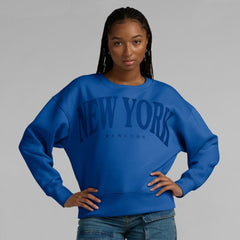New York Rangers Fanatics Women's Elements Flow Pullover Sweatshirt - Royal | Fanatics on sale