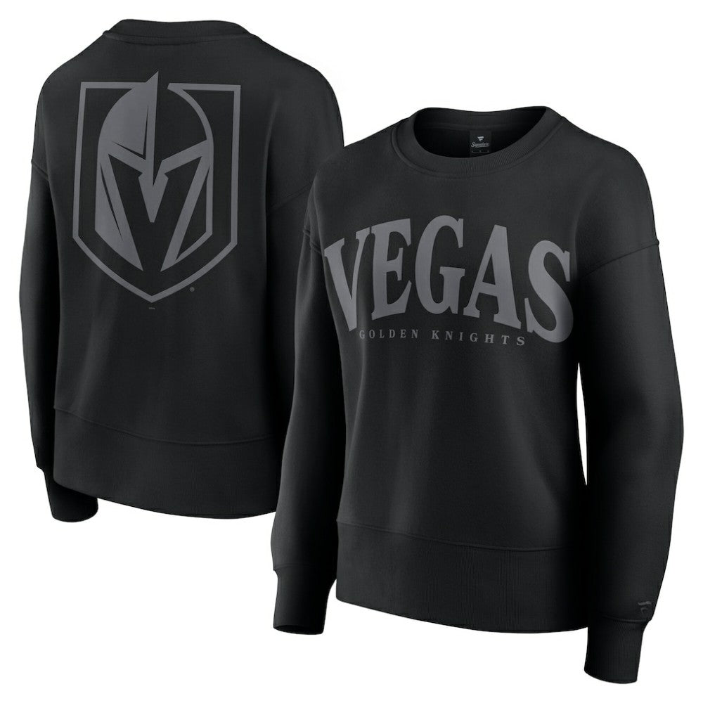 Vegas Golden Knights Fanatics Women's Elements Flow Pullover Sweatshirt - Black | Fanatics Lifestyle