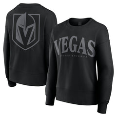 Vegas Golden Knights Fanatics Women's Elements Flow Pullover Sweatshirt - Black | Fanatics Lifestyle