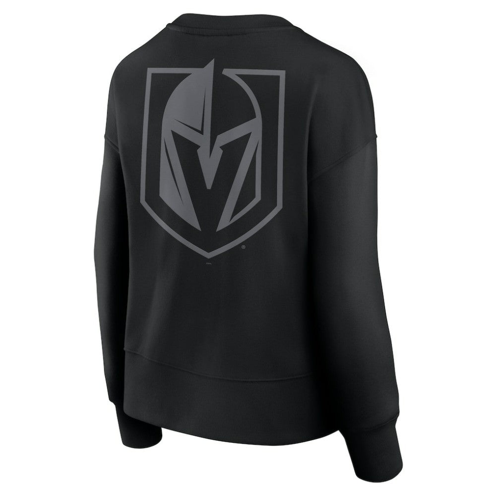 Vegas Golden Knights Fanatics Women's Elements Flow Pullover Sweatshirt - Black | Fanatics Lifestyle