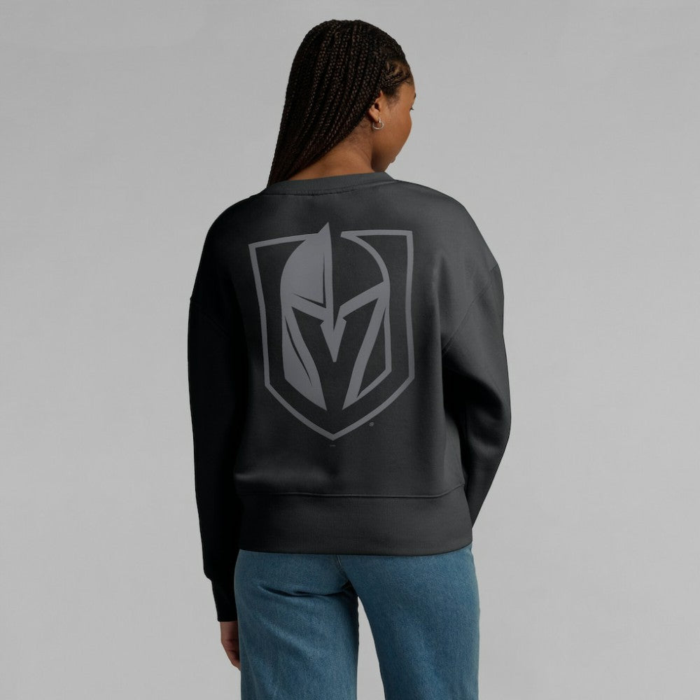 Vegas Golden Knights Fanatics Women's Elements Flow Pullover Sweatshirt - Black | Fanatics Lifestyle