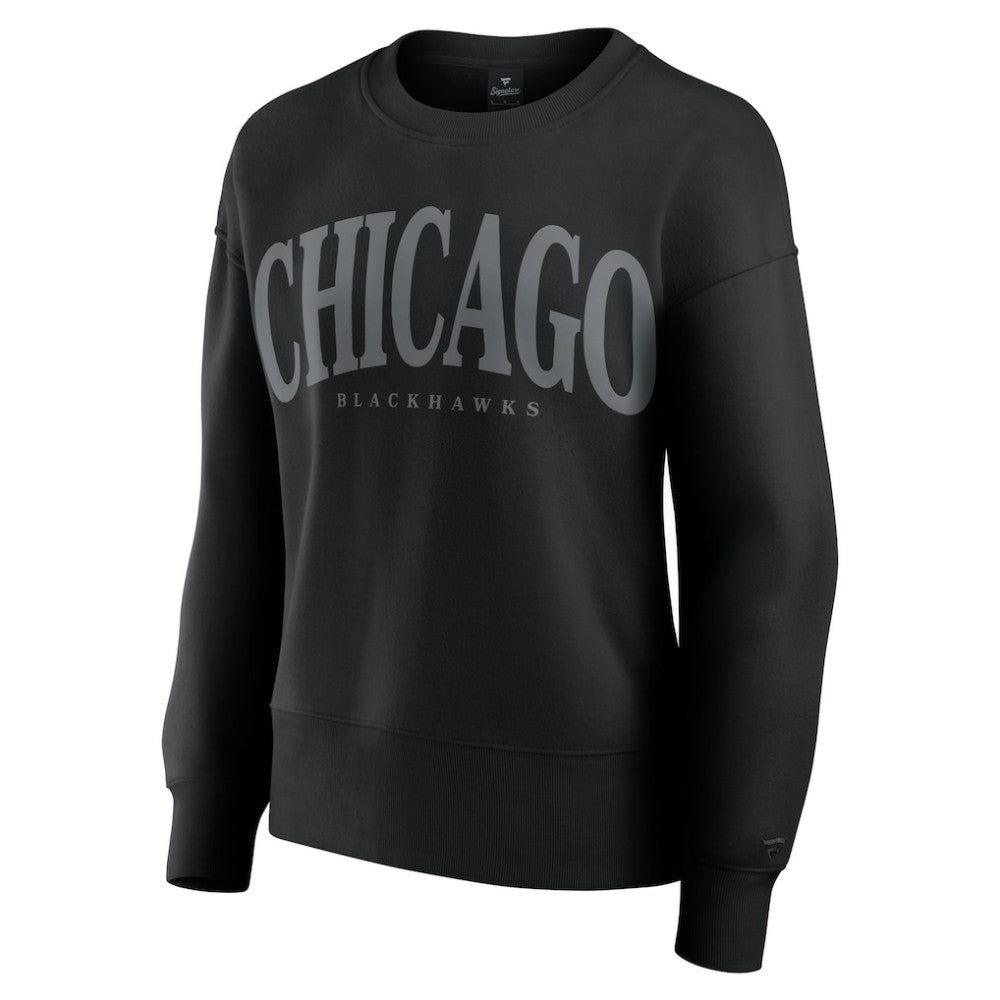 Chicago Blackhawks Fanatics Women's Elements Flow Pullover Sweatshirt - Black | Fanatics online