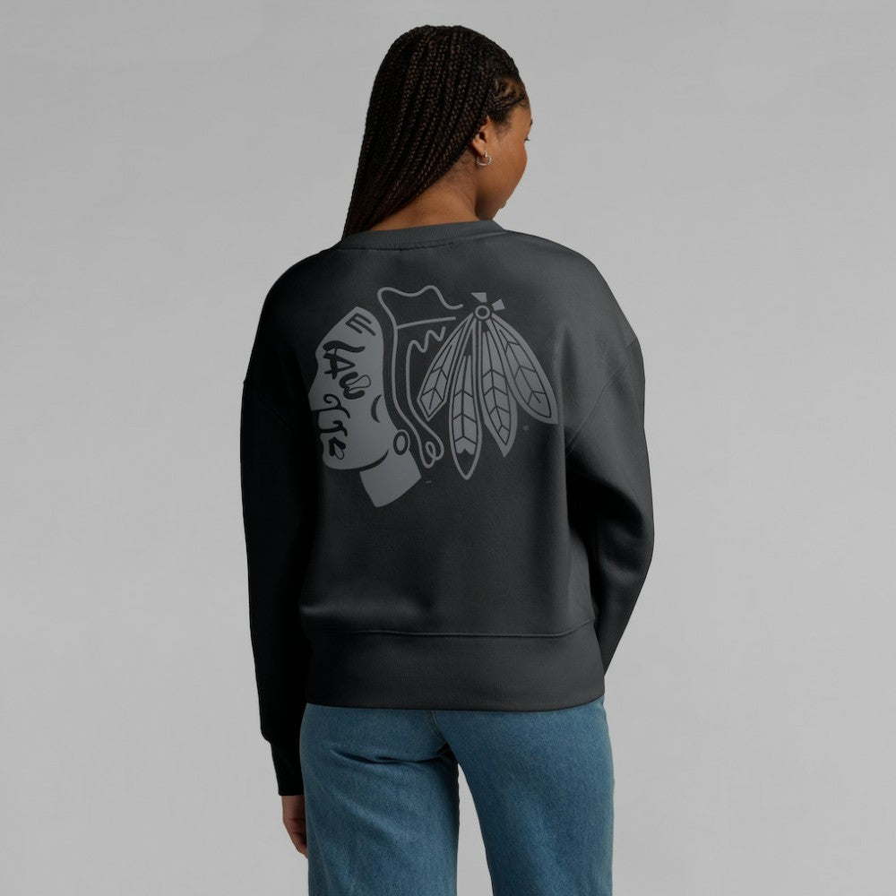 Chicago Blackhawks Fanatics Women's Elements Flow Pullover Sweatshirt - Black | Fanatics online