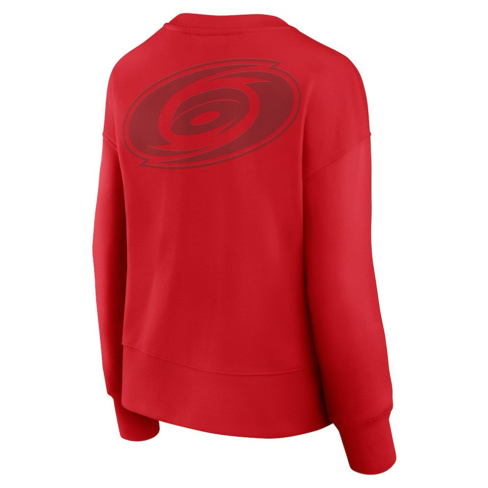 Carolina Hurricanes Fanatics Women's Elements Flow Pullover Sweatshirt - Red | Fanatics Lifestyle