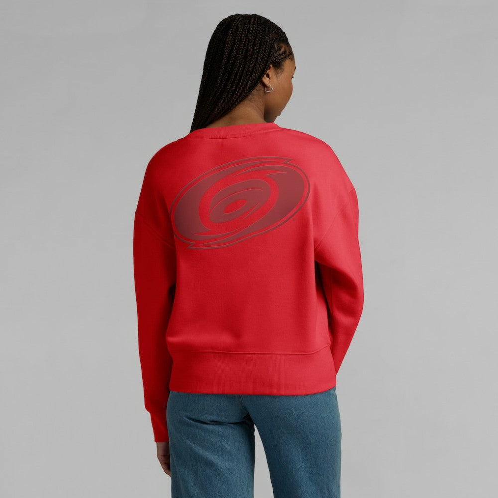 Carolina Hurricanes Fanatics Women's Elements Flow Pullover Sweatshirt - Red | Fanatics Lifestyle