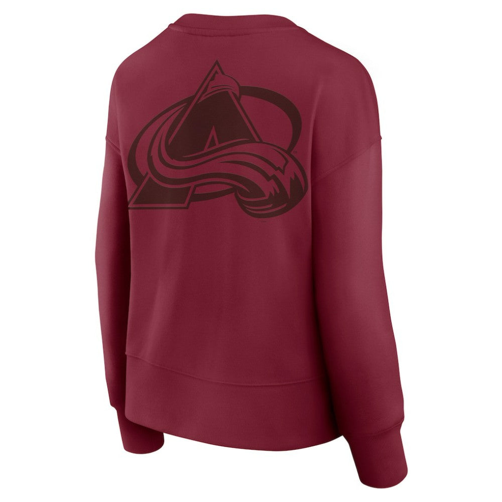 Colorado Avalanche Fanatics Women's Elements Flow Pullover Sweatshirt - Burgundy | Fanatics discount
