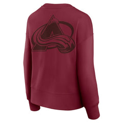 Colorado Avalanche Fanatics Women's Elements Flow Pullover Sweatshirt - Burgundy | Fanatics discount