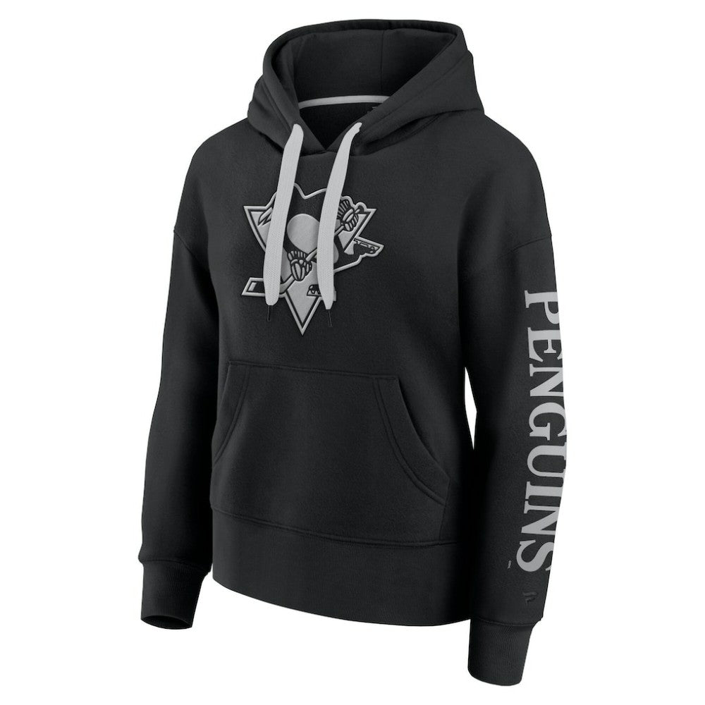 Pittsburgh Penguins Fanatics Women's Elements Next Pullover Hoodie - Black | Fanatics Lifestyle