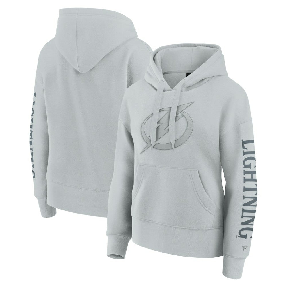 Tampa Bay Lightning Fanatics Women's Elements Next Pullover Hoodie - Gray | Fanatics Lifestyle
