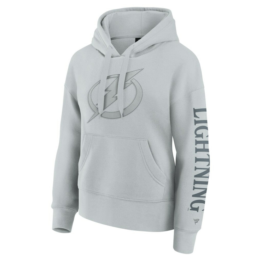 Tampa Bay Lightning Fanatics Women's Elements Next Pullover Hoodie - Gray | Fanatics Lifestyle