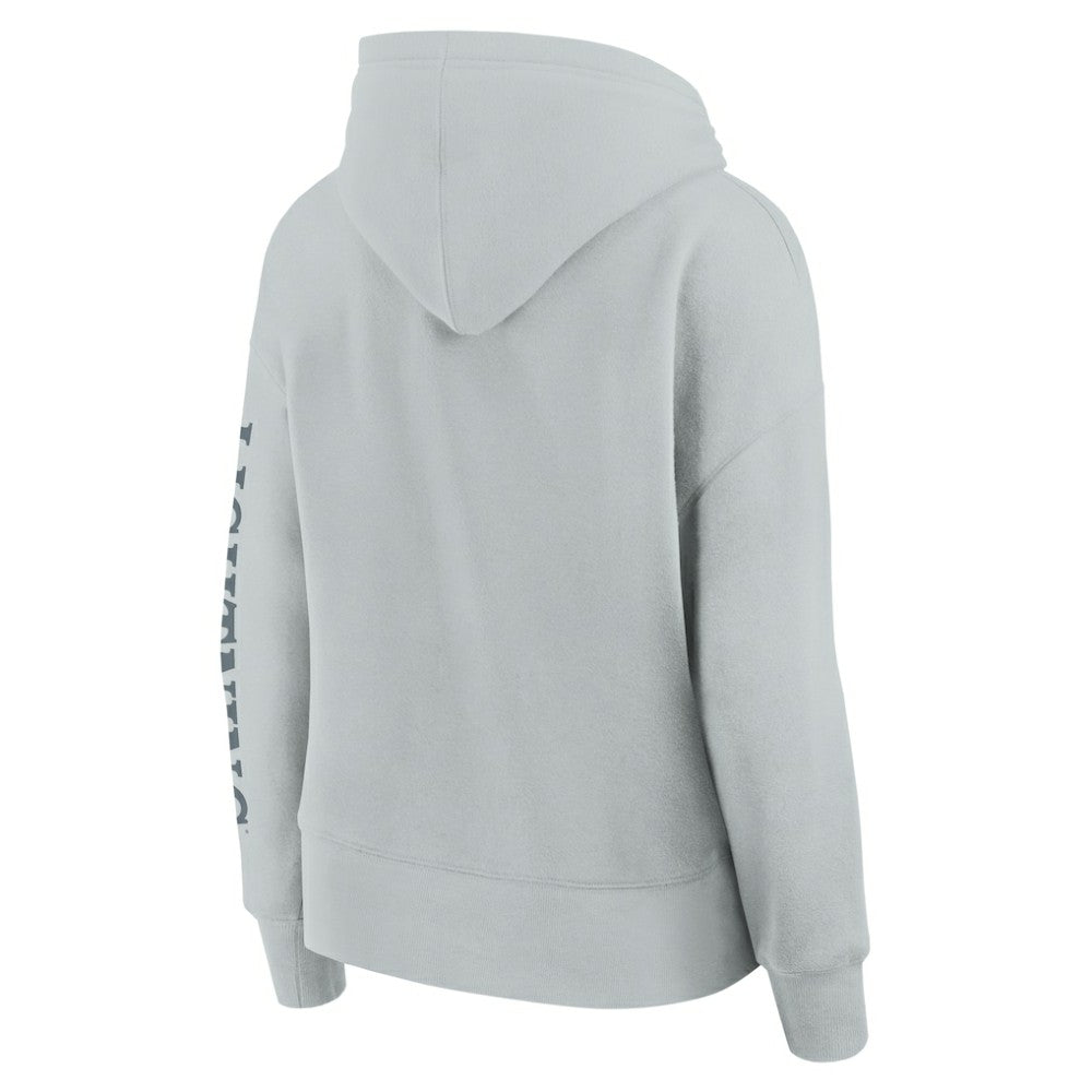 Tampa Bay Lightning Fanatics Women's Elements Next Pullover Hoodie - Gray | Fanatics Lifestyle