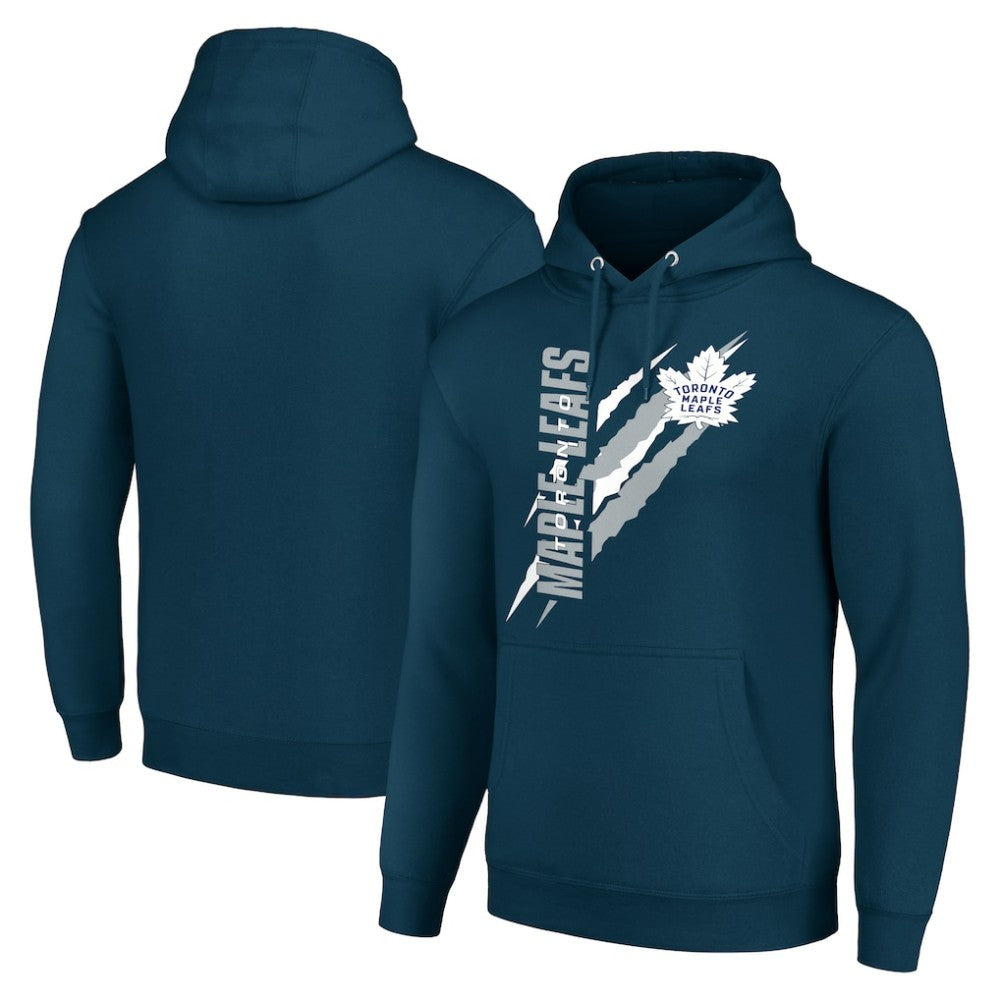Toronto Maple Leafs Starter Color Scratch Fleece Pullover Hoodie - Blue | NHL sale
