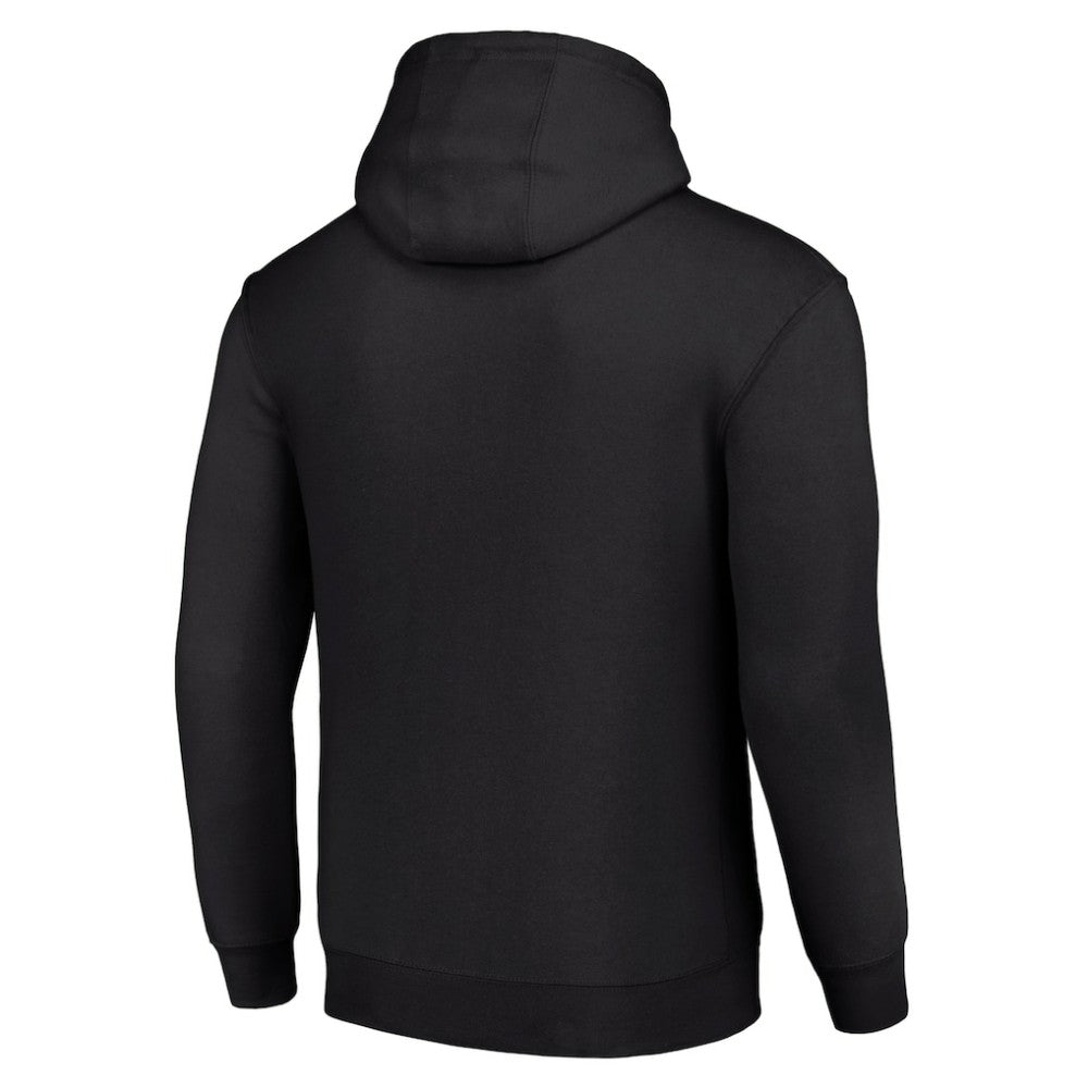 Minnesota Wild Starter Color Scratch Fleece Pullover Hoodie - Black | NHL Clearance