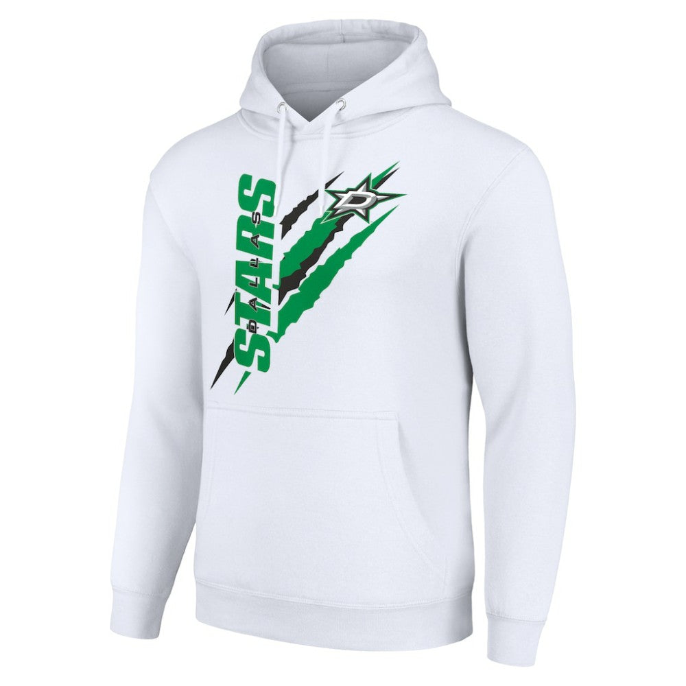 Dallas Stars Starter Color Scratch Fleece Pullover Hoodie - White | NHL discount