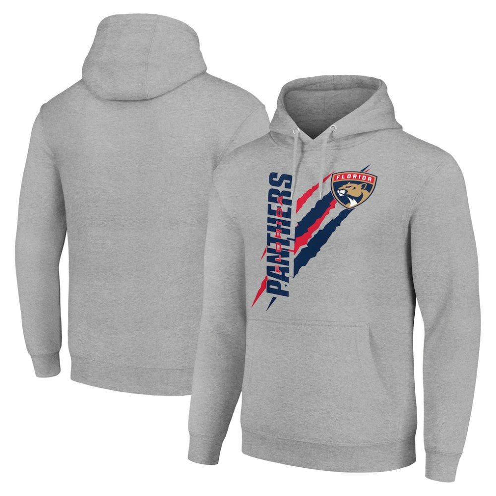 Florida Panthers Starter Color Scratch Fleece Pullover Hoodie - Heather Gray | NHL online
