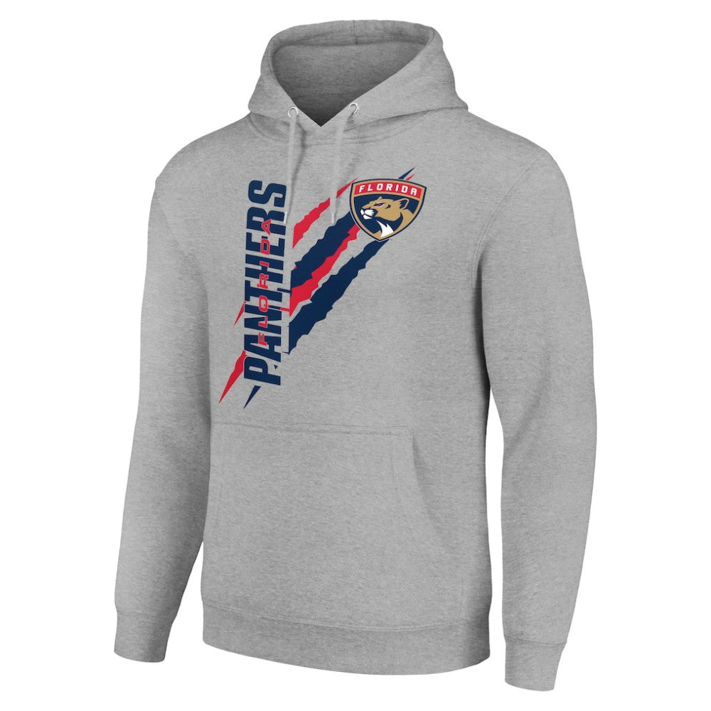 Florida Panthers Starter Color Scratch Fleece Pullover Hoodie - Heather Gray | NHL online