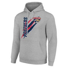 Florida Panthers Starter Color Scratch Fleece Pullover Hoodie - Heather Gray | NHL online