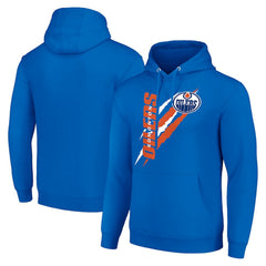 Edmonton Oilers Starter Color Scratch Fleece Pullover Hoodie - Royal | NHL on sale