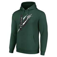 Dallas Stars Starter Color Scratch Fleece Pullover Hoodie - Green | NHL online