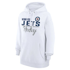 Winnipeg Jets G-III 4Her by Carl Banks Women's Team Fleece Pullover Hoodie - White | NHL discount