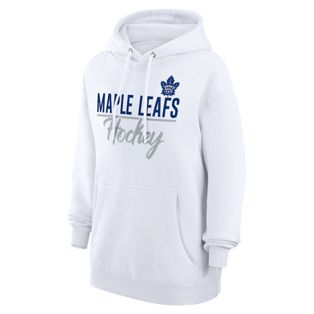 Toronto Maple Leafs G-III 4Her by Carl Banks Women's Team Fleece Pullover Hoodie - White | NHL sale