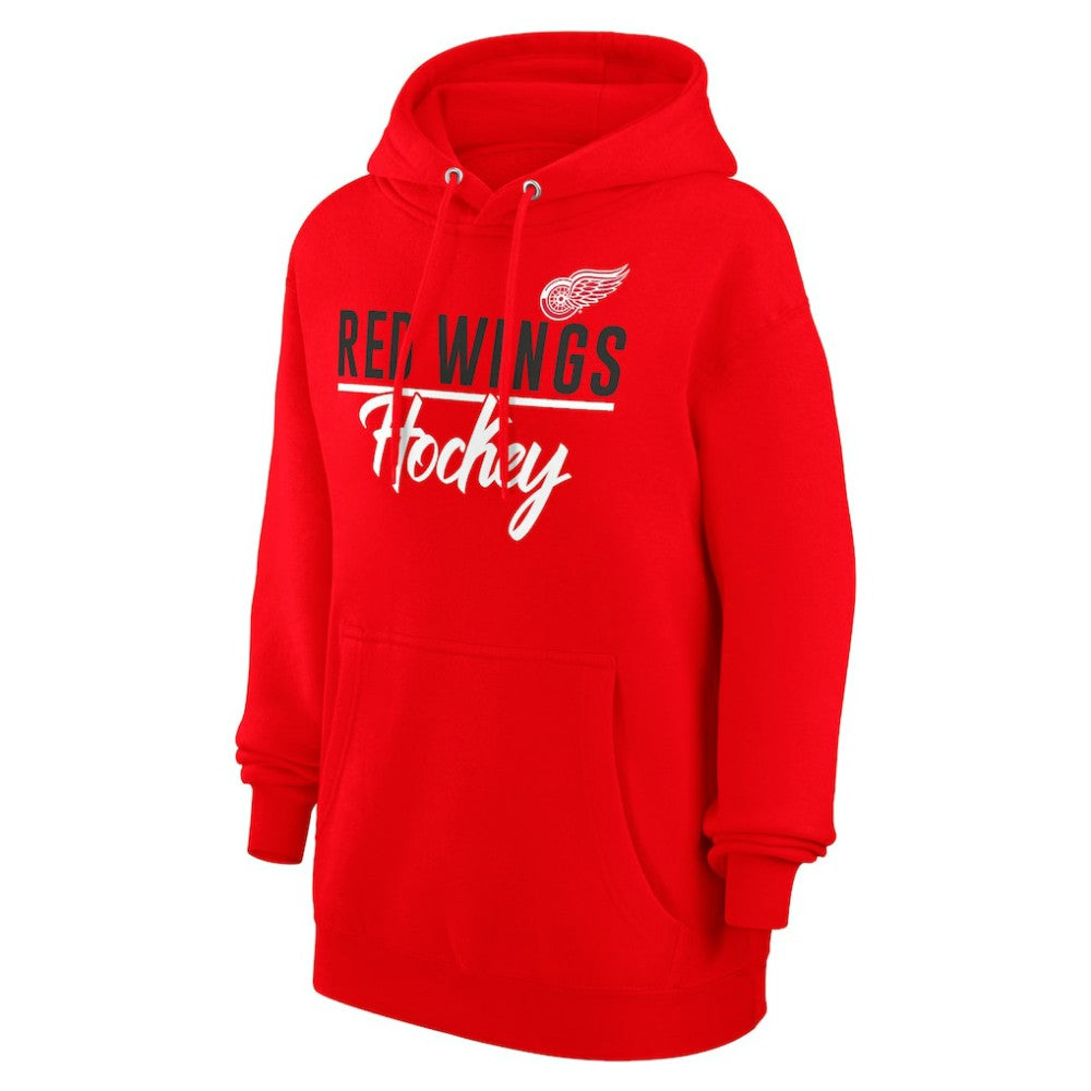 Detroit Red Wings G-III 4Her by Carl Banks Women's Team Fleece Pullover Hoodie - Red | NHL online