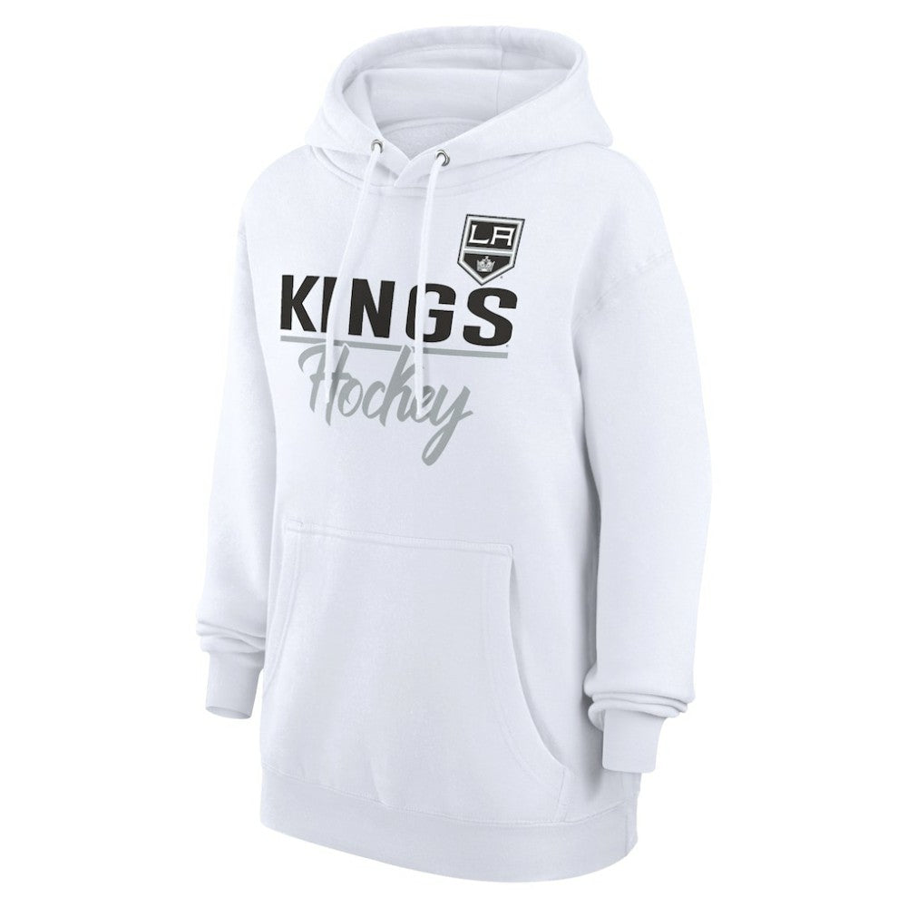 Los Angeles Kings G-III 4Her by Carl Banks Women's Team Fleece Pullover Hoodie - White | NHL on sale